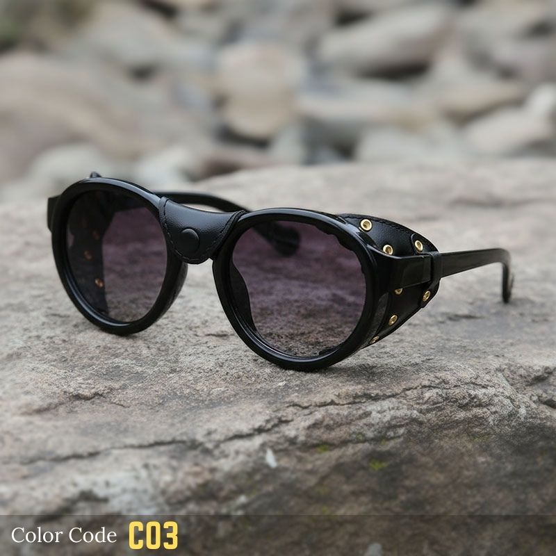 Outlaw Glacier Sunglasses | Leather Shields