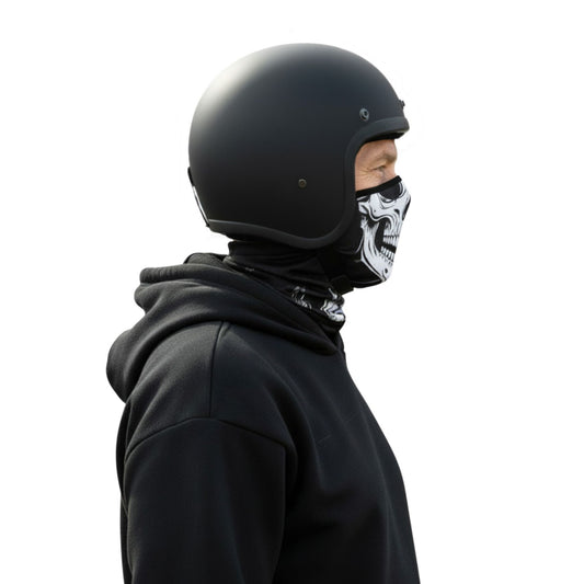 Classic Open Face Motorcycle Helmet | Super Low Profile