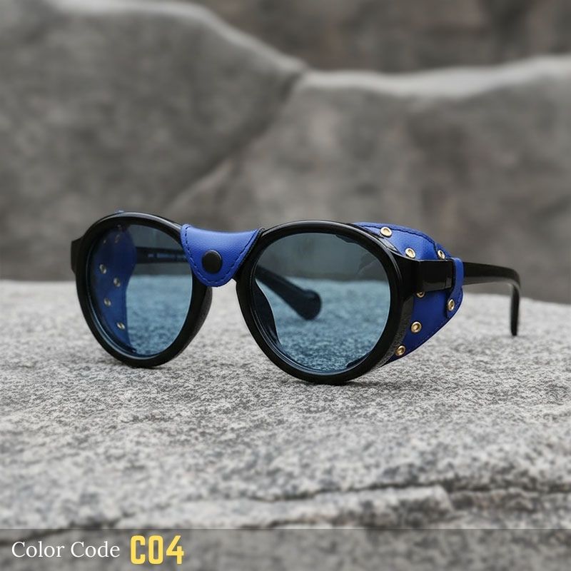 Outlaw Glacier Sunglasses | Leather Shields