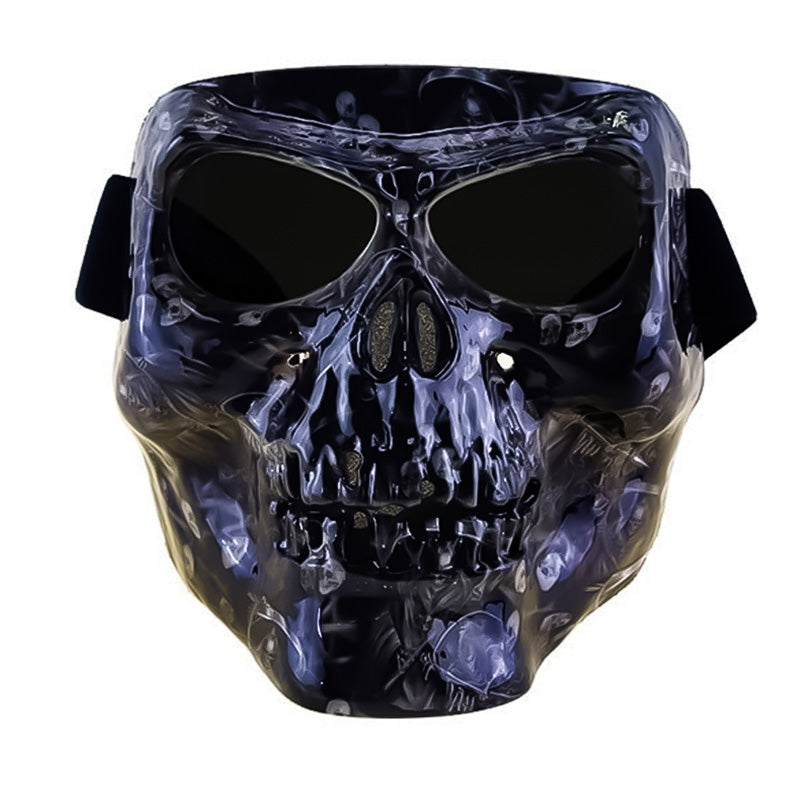 Jackpot Skull Motorcycle Face Mask