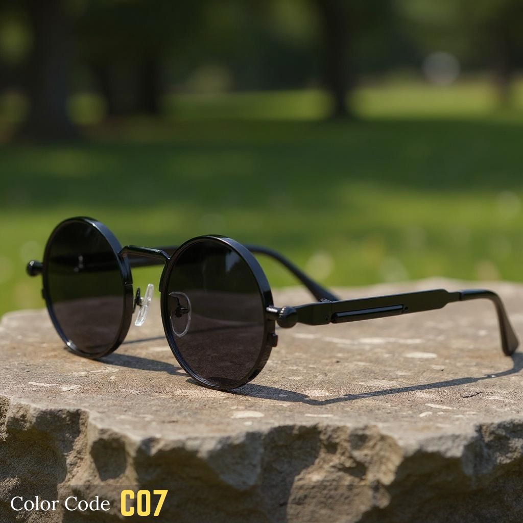 Gothic Round Polarized Sunglasses