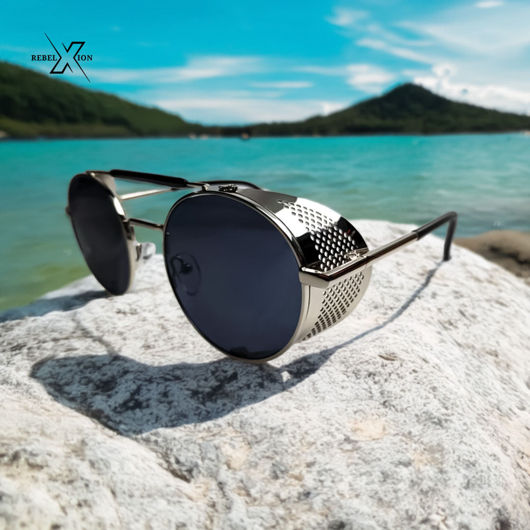 Steampunk Polarized Round Sunglasses - X311