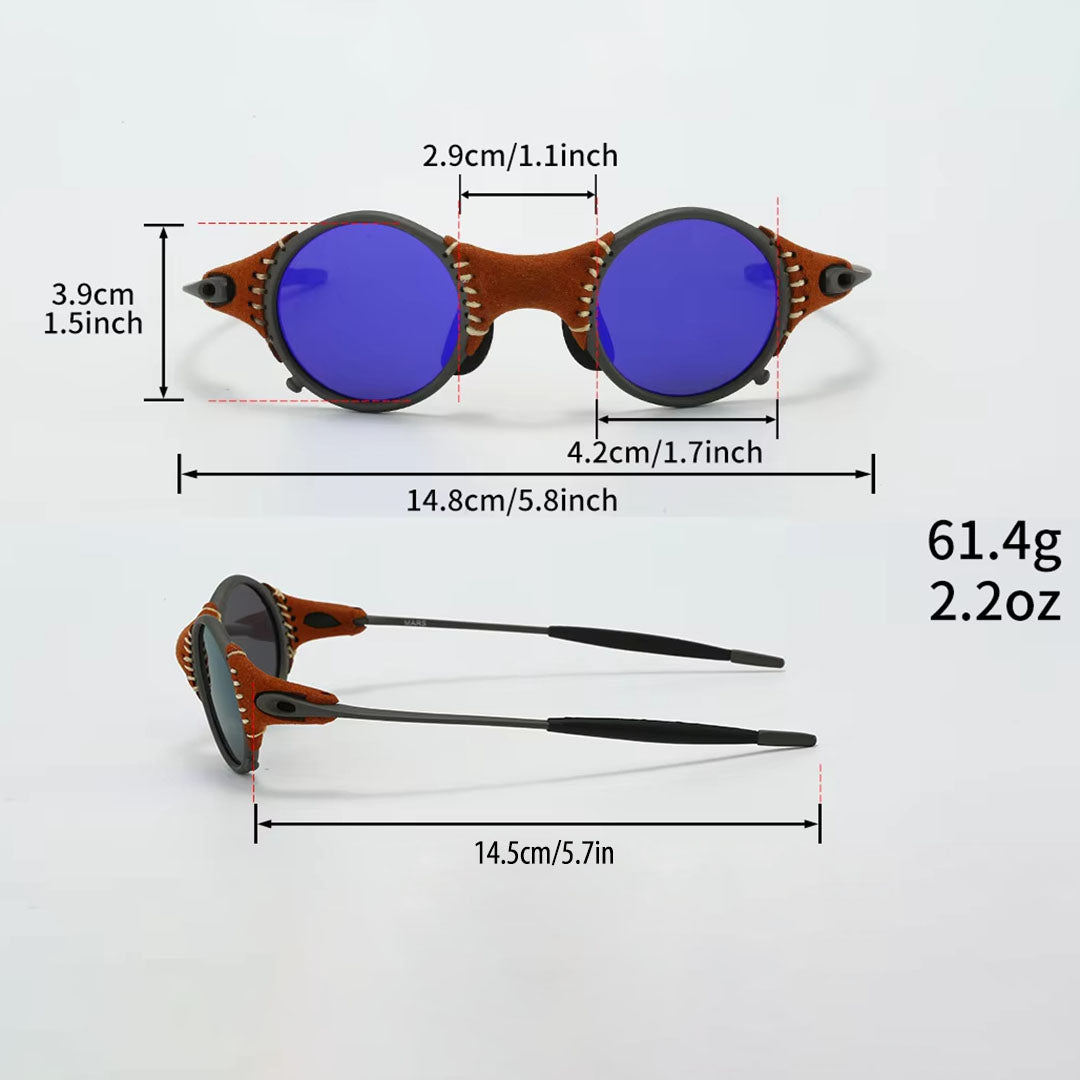 RetroSteampunk Polarized UV400 Sunglasses