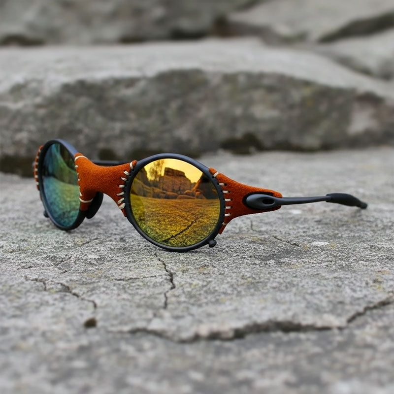 RetroSteampunk Polarized UV400 Sunglasses