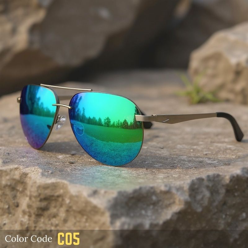 Aviator Vintage Polarized Sunglasses
