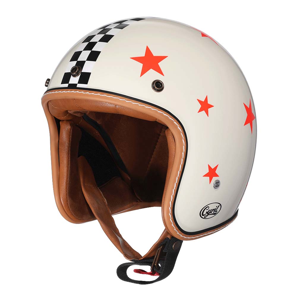 RetroLite Fiberglass Helmet – Suede Comfort Lining