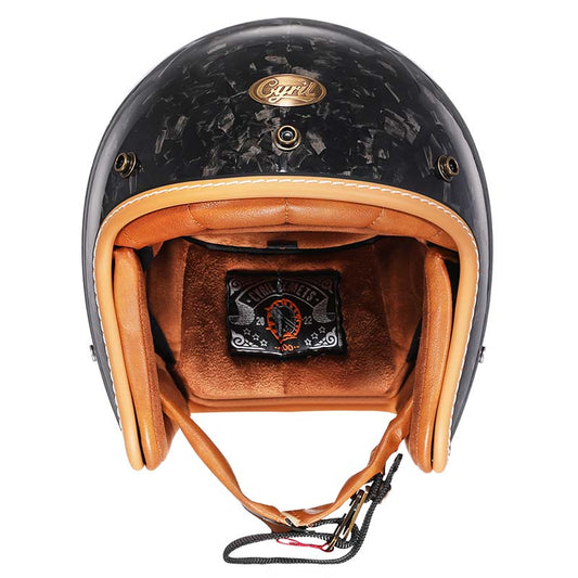 RetroLite Fiberglass Helmet – Suede Comfort Lining