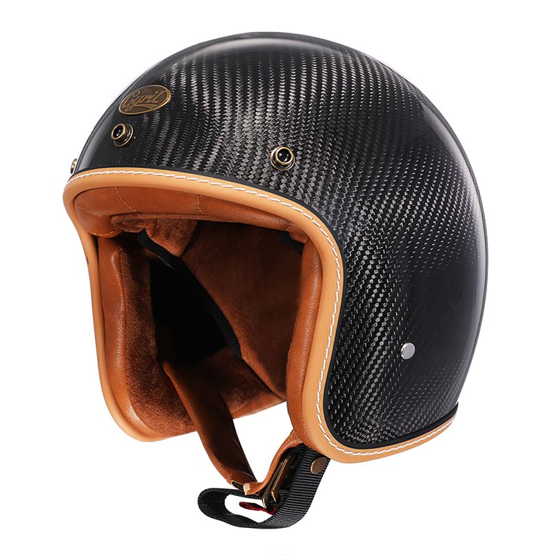 RetroLite Fiberglass Helmet – Suede Comfort Lining