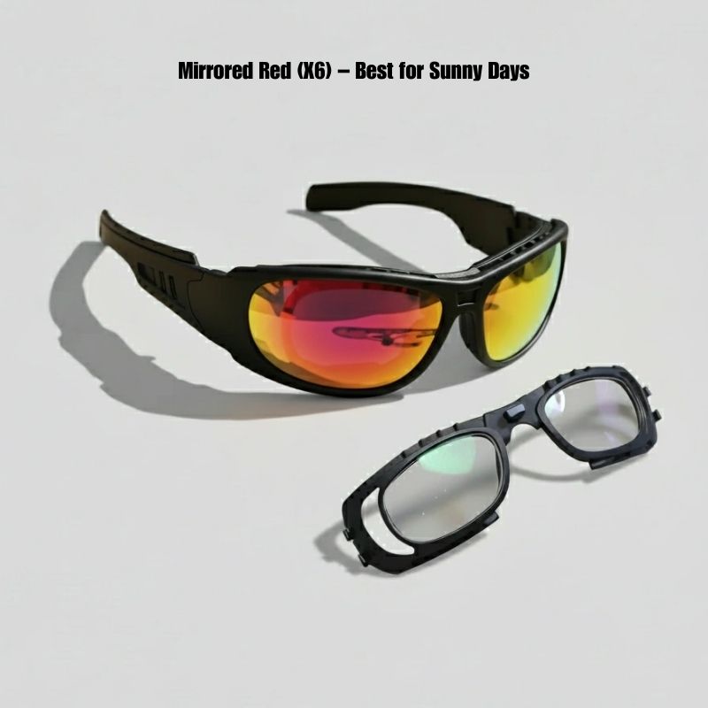 Riding Polarized Sunglasses | Includes 4 Lens Colors