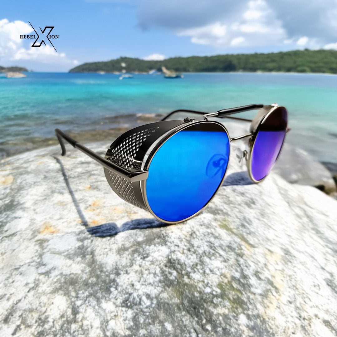 Steampunk Polarized Round Sunglasses - X311