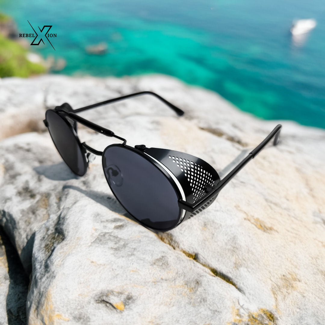 Steampunk Polarized Round Sunglasses - X311