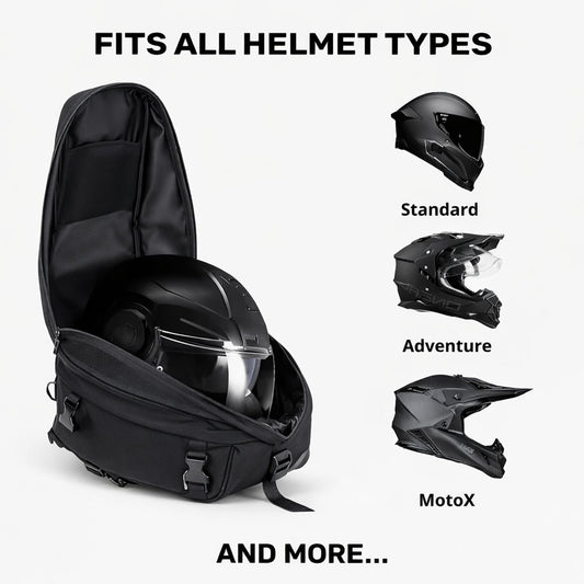 Universal Expandable Motorcycle Tail Bag (25L-38L)