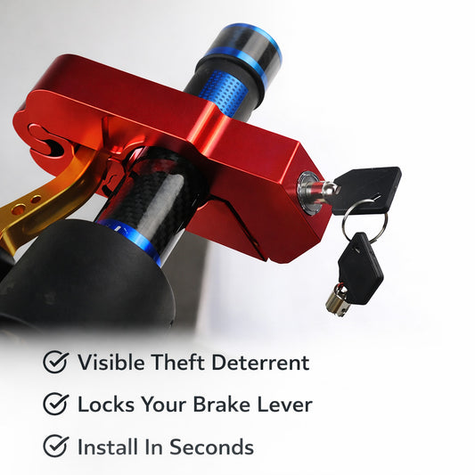 Motorcycle Brake Lever Anti-Theft Lock