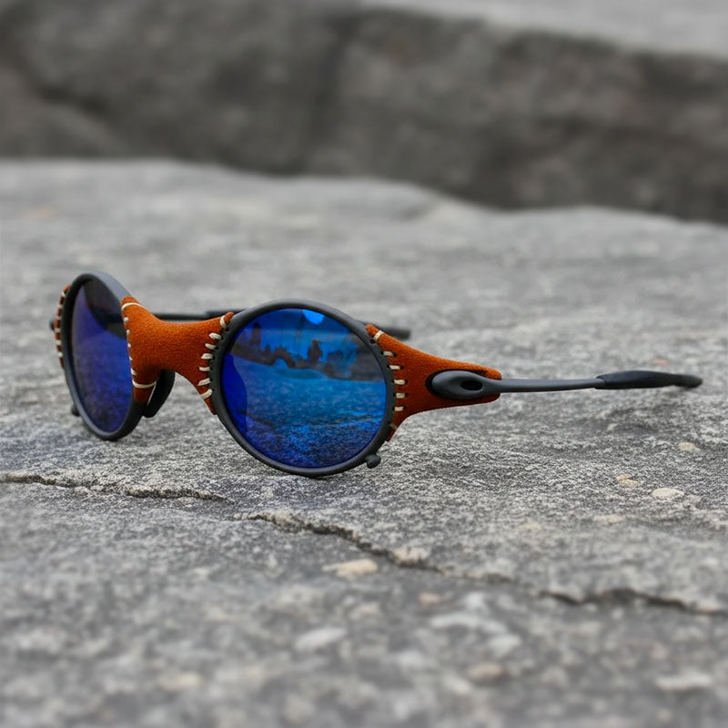 RetroSteampunk Polarized UV400 Sunglasses