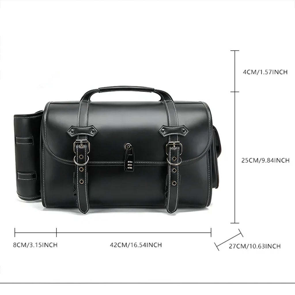 DarkRider Lockable Motorcycle Side Bag - Single Bag