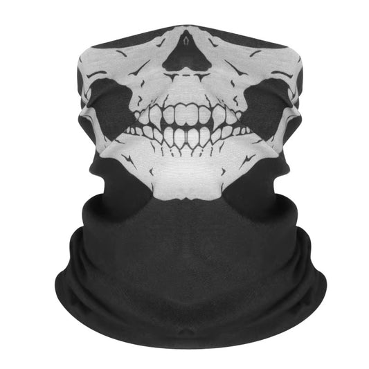 Classic Biker Skull Riding Scarf – Vintage Motorcycle Style