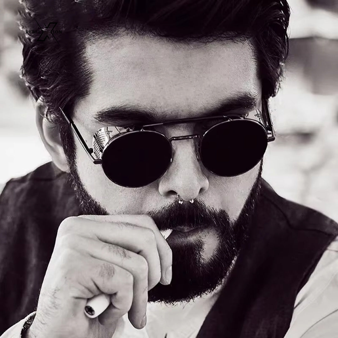Steampunk Polarized Round Sunglasses - X311