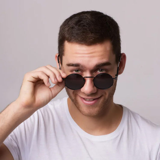 Gothic Round Polarized Sunglasses