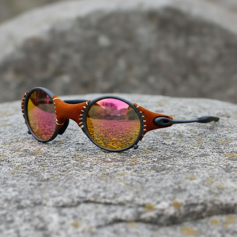 RetroSteampunk Polarized UV400 Sunglasses