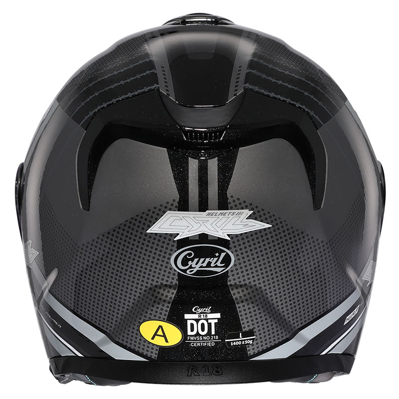 BlazeShield Modular Motorcycle Helmet - DOT Approved