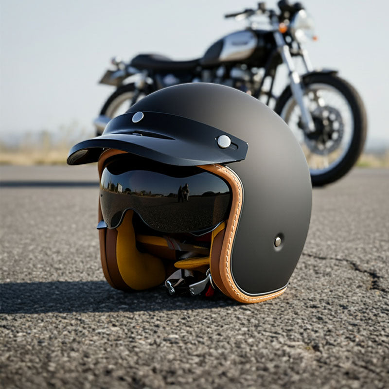 Timeless Motorcycle Helmet - Inner Visor