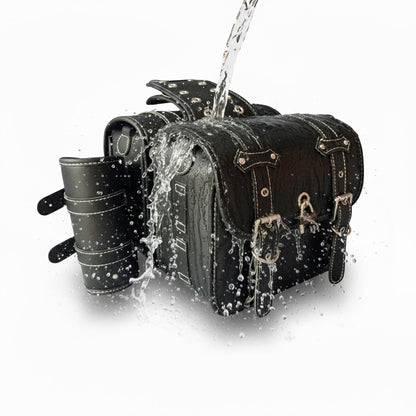 RoadSafe Motorcycle Vintage Saddlebags - Left and Right Pair