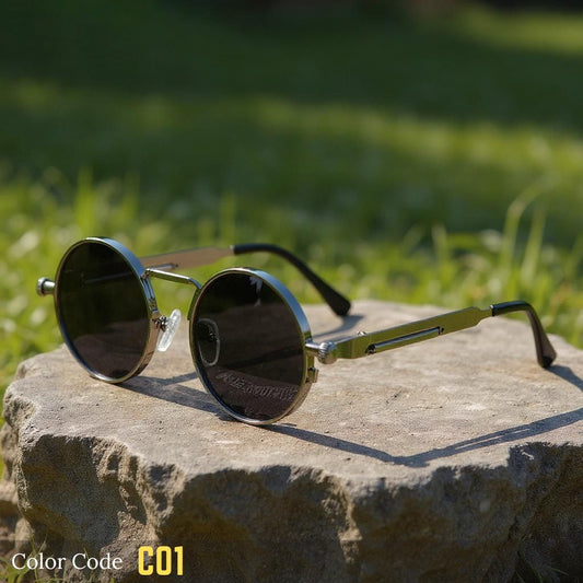 Gothic Round Polarized Sunglasses