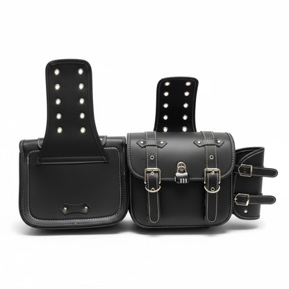 RoadSafe Motorcycle Vintage Saddlebags - Left and Right Pair
