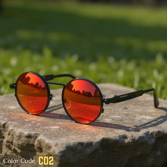 Gothic Round Polarized Sunglasses