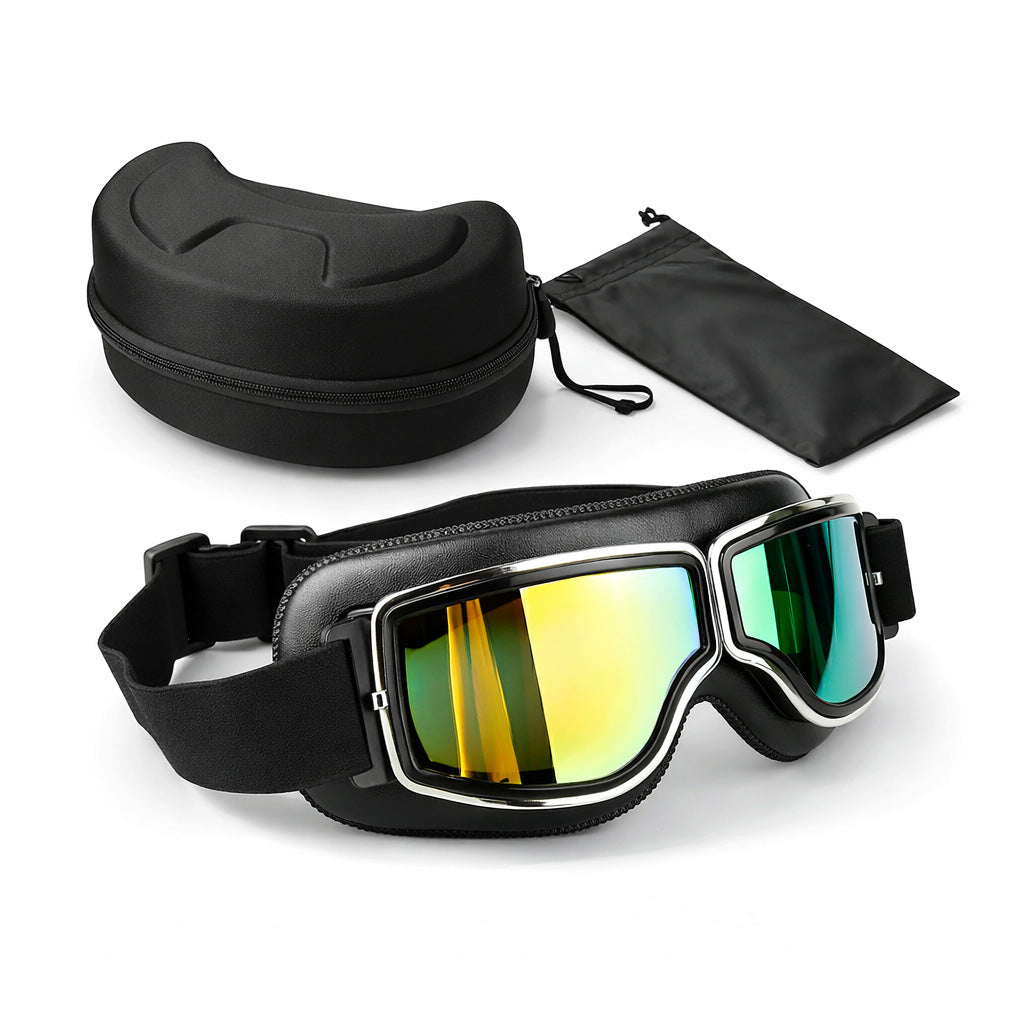 motorcycle retro goggles Vintage Classic Motorcycle Goggles