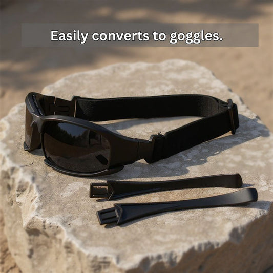 X7 Polarized Motorcycle Sunglasses Set | Includes 4 Lens Colors