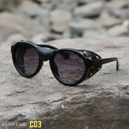 Outlaw Glacier Sunglasses | Leather Shields