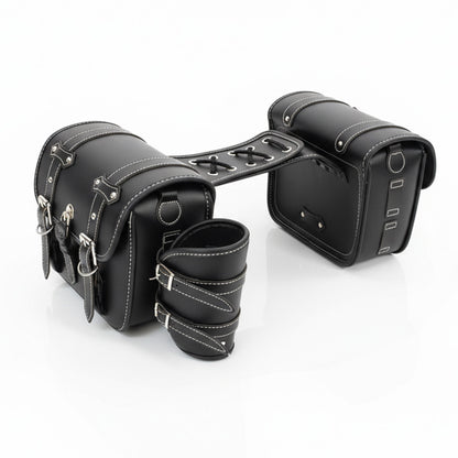 RoadSafe Motorcycle Vintage Saddlebags - Left and Right Pair