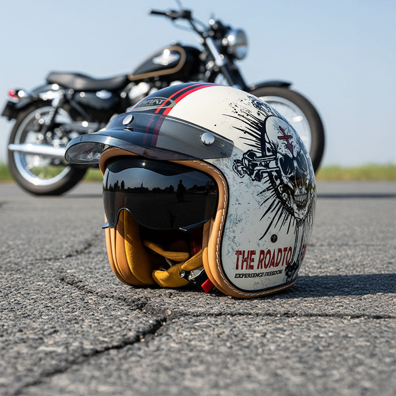 Timeless Motorcycle Helmet - Inner Visor