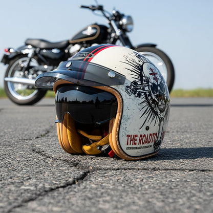 Timeless Motorcycle Helmet - Inner Visor