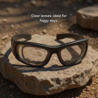 X6 Prescription Frame - Polarized Sunglasses Set | Includes 4 Lens Colors