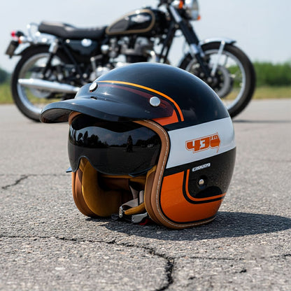 Timeless Motorcycle Helmet - Inner Visor