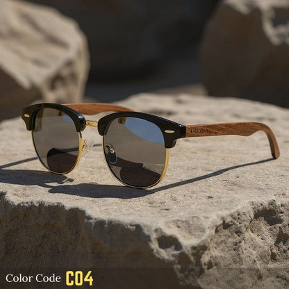 Lunettes de soleil polarisées rondes classiques - X939