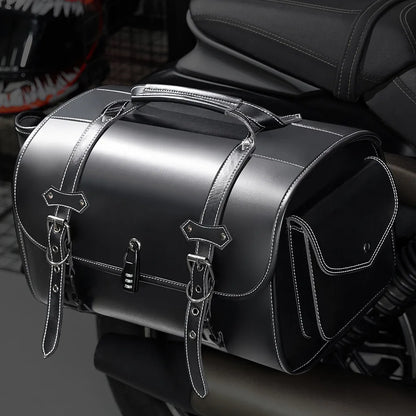 DarkRider Lockable Motorcycle Side Bag - Single Bag