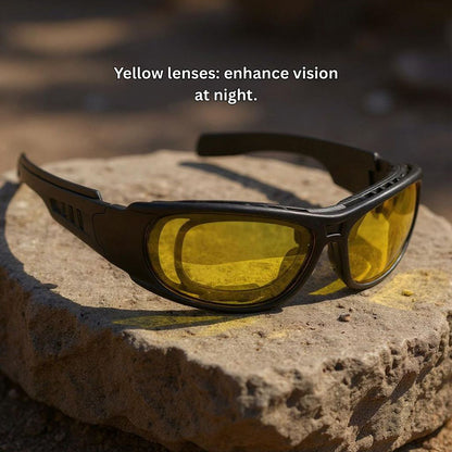 X6 Prescription Frame - Polarized Sunglasses Set | Includes 4 Lens Colors