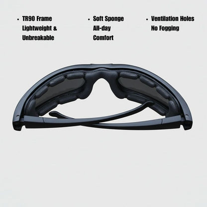 Riding Polarized Sunglasses | Includes 4 Lens Colors