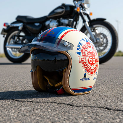 Timeless Motorcycle Helmet - Inner Visor
