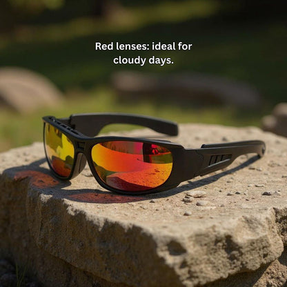 X6 Prescription Frame - Polarized Sunglasses Set | Includes 4 Lens Colors