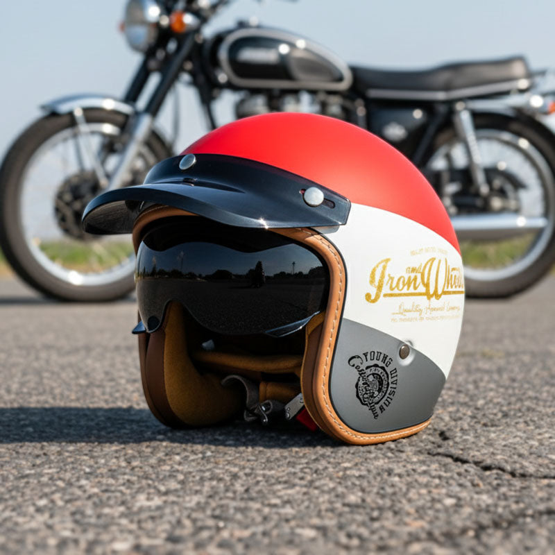 Timeless Motorcycle Helmet - Inner Visor