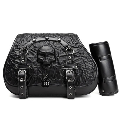 Skull Motorcycle Saddle Bags – Universal Tool Bag