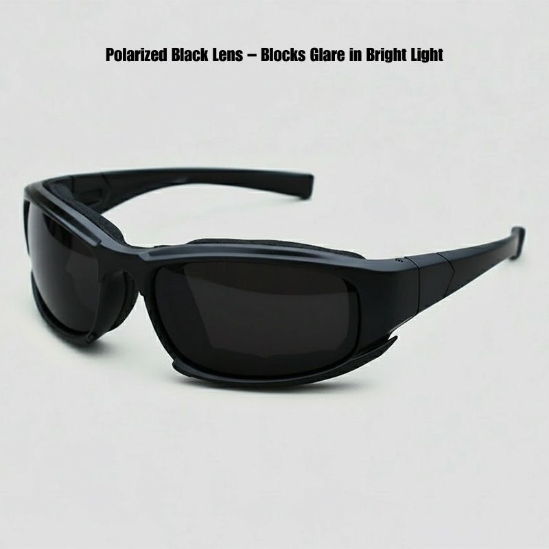 Riding Polarized Sunglasses | Includes 4 Lens Colors