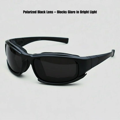 Riding Polarized Sunglasses | Includes 4 Lens Colors