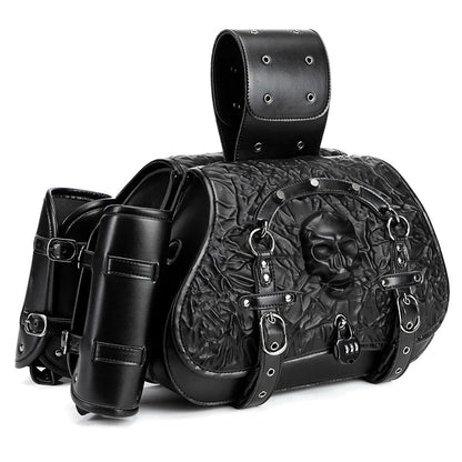 Skull Motorcycle Saddle Bags – Universal Tool Bag