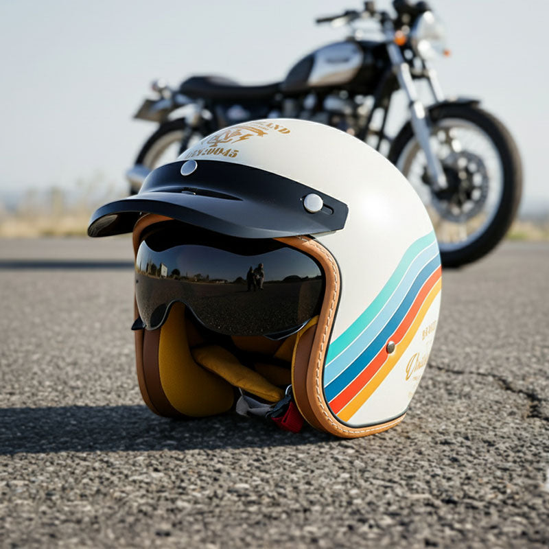 Timeless Motorcycle Helmet - Inner Visor
