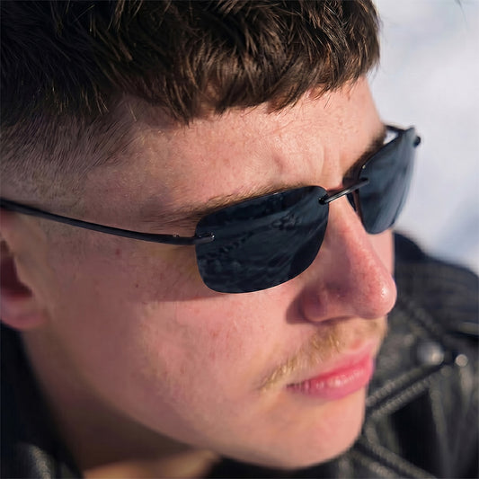 AeroFlex Rimless Polarized Sport Sunglasses